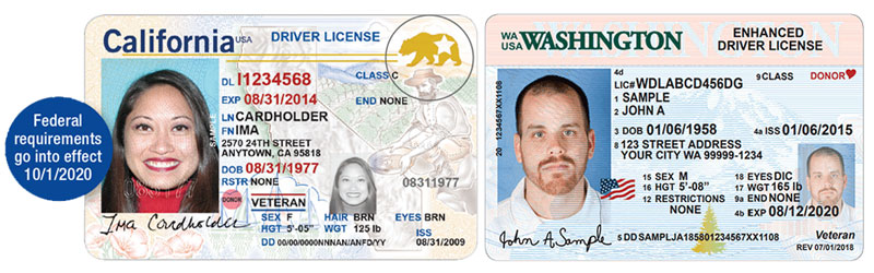 Virginia drivers license tsa compliant